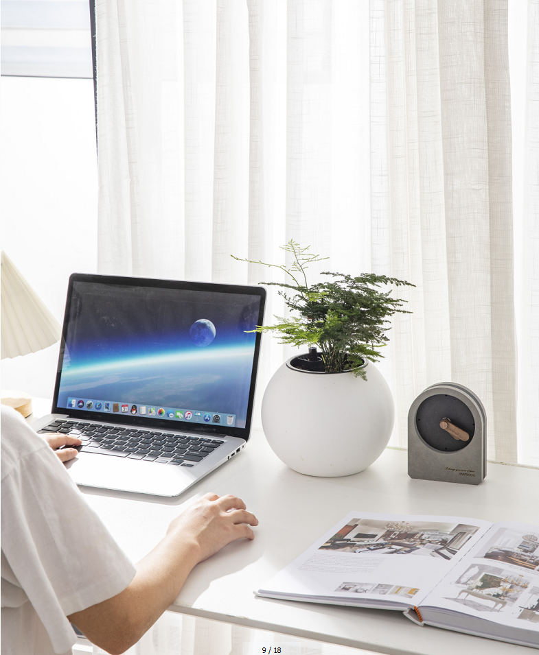 Spherical flower pot